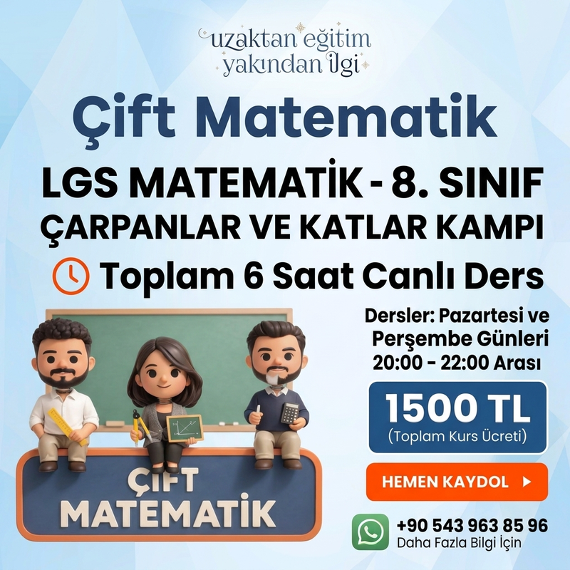 ÇARPANLAR VE KATLAR KAMPI