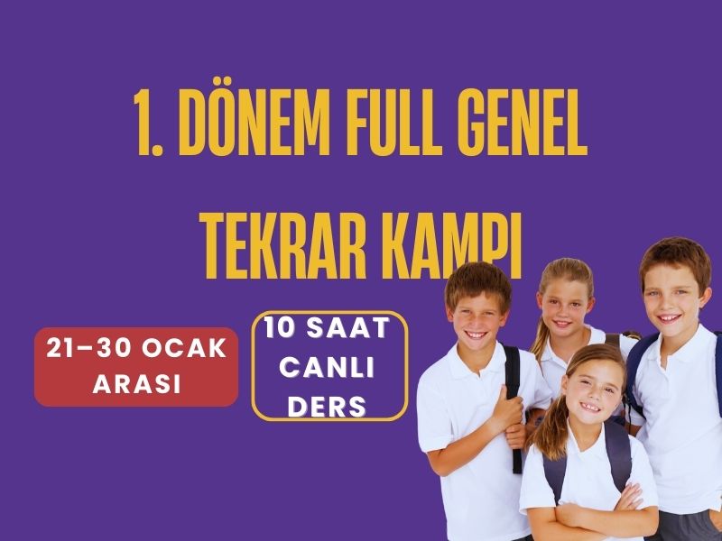 1. Dönem Full Genel Tekrar Kampı