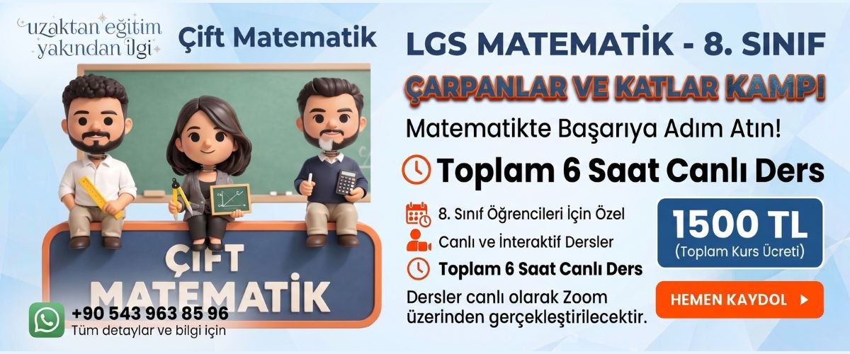 2027 LGS ÇARPANLAR VE KATLAR KAMPI
