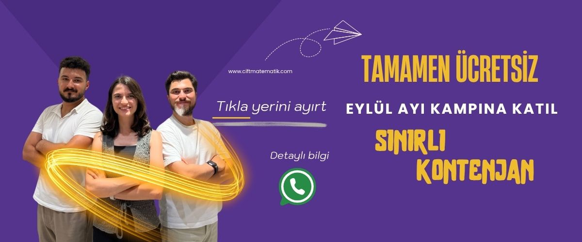 Ücretsiz Eylül LGS Matematik Kampı